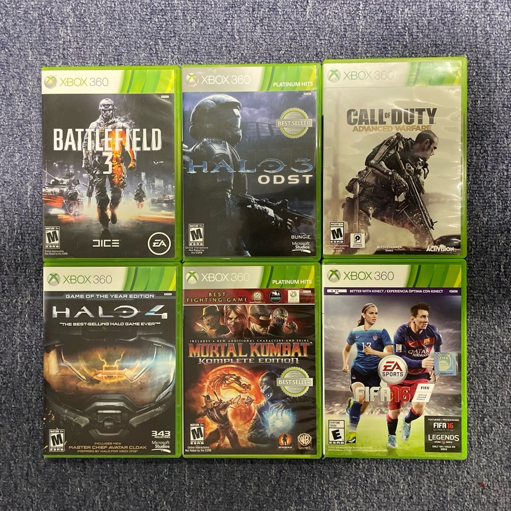 Xbox Bundle Videogames.